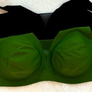 2 x Knix Revolution Shadow Mesh Bras - Size L+